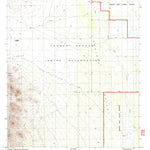 United States Geological Survey Santa Rosa Mountains NE, AZ (1996, 24000-Scale) digital map