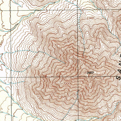 United States Geological Survey Santa Rosa Mountains NW, AZ (1996, 24000-Scale) digital map