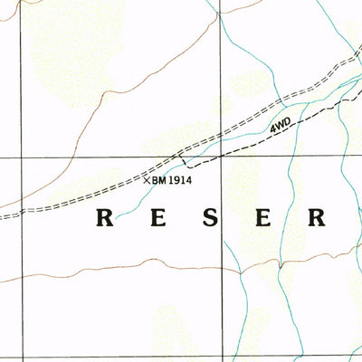 United States Geological Survey Santa Rosa Mountains SE, AZ (1996, 24000-Scale) digital map