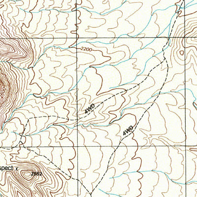 United States Geological Survey Santa Rosa Mountains SE, AZ (1996, 24000-Scale) digital map