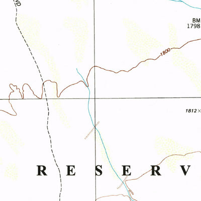 United States Geological Survey Santa Rosa Mountains SW, AZ (1996, 24000-Scale) digital map
