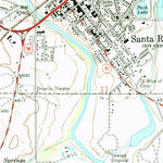 United States Geological Survey Santa Rosa, NM (1963, 24000-Scale) digital map