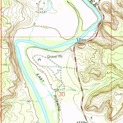 United States Geological Survey Santa Rosa, NM (1963, 24000-Scale) digital map