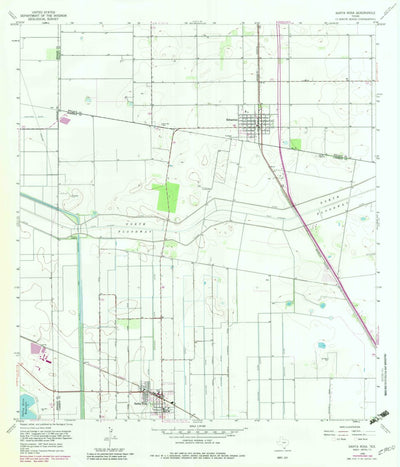 United States Geological Survey Santa Rosa, TX (1956, 24000-Scale) digital map