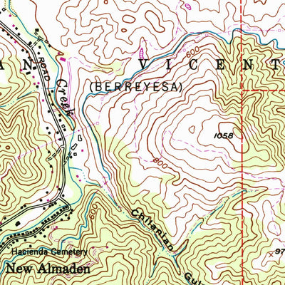 United States Geological Survey Santa Teresa Hills, CA (1953, 24000-Scale) digital map