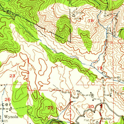 United States Geological Survey Santa Ysabel, CA (1939, 62500-Scale) digital map