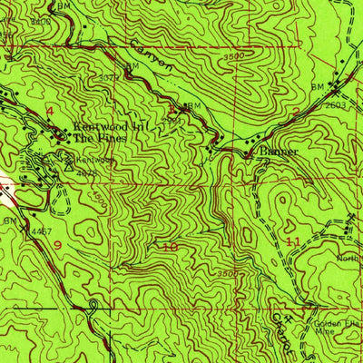 United States Geological Survey Santa Ysabel, CA (1939, 62500-Scale) digital map