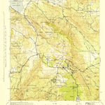 United States Geological Survey Santa Ysabel, CA (1943, 62500-Scale) digital map