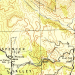 United States Geological Survey Santa Ysabel, CA (1943, 62500-Scale) digital map