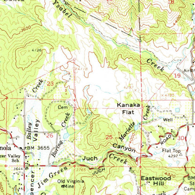 United States Geological Survey Santa Ysabel, CA (1960, 62500-Scale) digital map