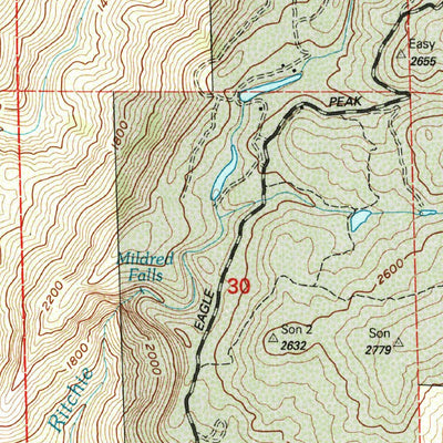 United States Geological Survey Santa Ysabel, CA (1997, 24000-Scale) digital map