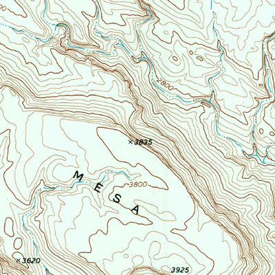 United States Geological Survey Santana Mesa, TX (1971, 24000-Scale) digital map