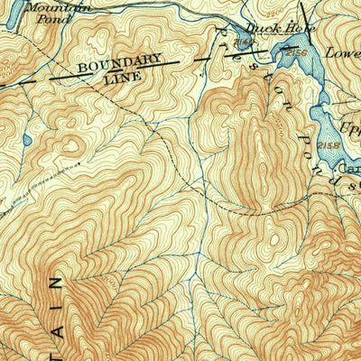 United States Geological Survey Santanoni, NY (1904, 62500-Scale) digital map