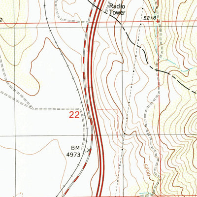 United States Geological Survey Santaquin, UT (1979, 24000-Scale) digital map