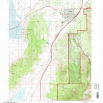 United States Geological Survey Santaquin, UT (1998, 24000-Scale) digital map
