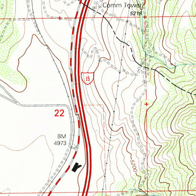 United States Geological Survey Santaquin, UT (1998, 24000-Scale) digital map
