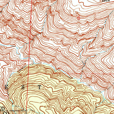 United States Geological Survey Santiago Creek, CA (1943, 24000-Scale) digital map