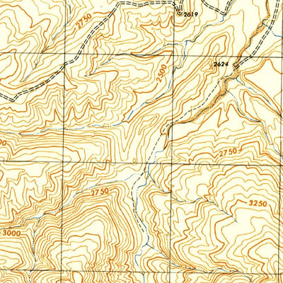 United States Geological Survey Santiago Creek, CA (1945, 31680-Scale) digital map