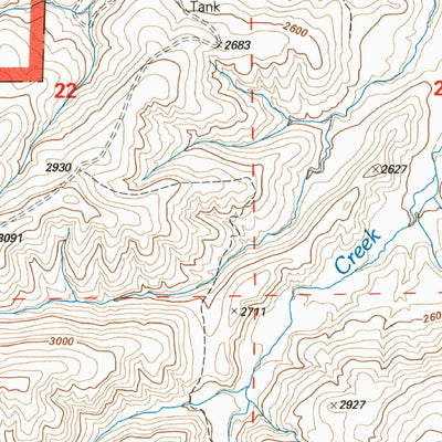 United States Geological Survey Santiago Creek, CA (1995, 24000-Scale) digital map