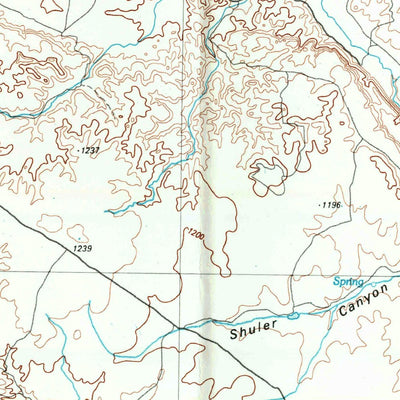 United States Geological Survey Santiago Mountains, TX (1985, 100000-Scale) digital map