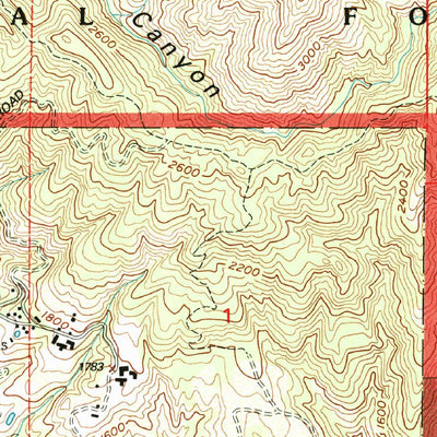 United States Geological Survey Santiago Peak, CA (1997, 24000-Scale) digital map