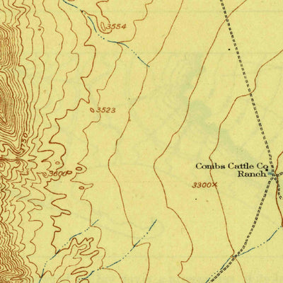United States Geological Survey Santiago Peak, TX (1918, 62500-Scale) digital map