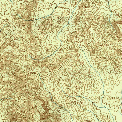 United States Geological Survey Santiago Peak, TX (1938, 62500-Scale) digital map