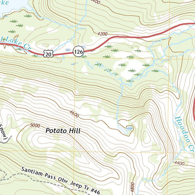 United States Geological Survey Santiam Junction, OR (2020, 24000-Scale) digital map