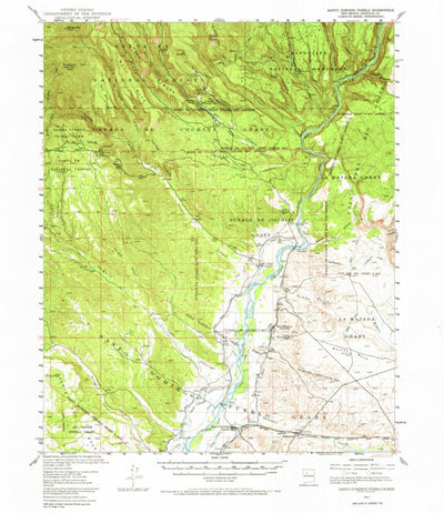 United States Geological Survey Santo Domingo Pueblo, NM (1953, 62500-Scale) digital map