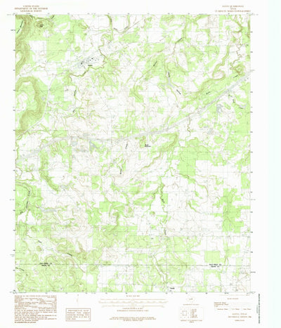 United States Geological Survey Santo, TX (1984, 24000-Scale) digital map