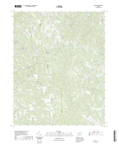 United States Geological Survey Sanville, VA (2022, 24000-Scale) digital map
