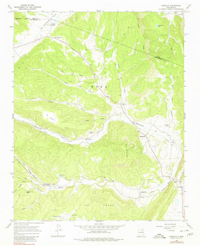 United States Geological Survey Sapello, NM (1965, 24000-Scale) digital map