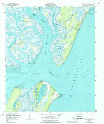 United States Geological Survey Sapelo Sound, GA (1954, 24000-Scale) digital map