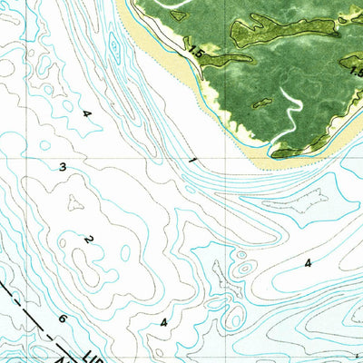 United States Geological Survey Sapelo Sound, GA (1979, 24000-Scale) digital map