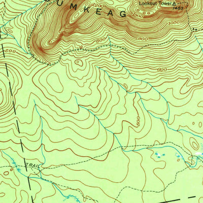 United States Geological Survey Saponac, ME (1957, 62500-Scale) digital map
