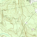 United States Geological Survey Saponac, ME (1988, 24000-Scale) digital map