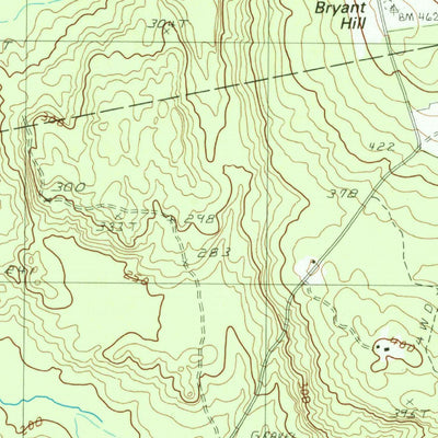 United States Geological Survey Saponac, ME (1988, 24000-Scale) digital map