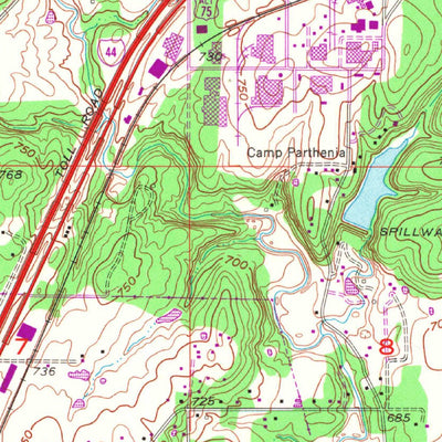 United States Geological Survey Sapulpa North, OK (1956, 24000-Scale) digital map