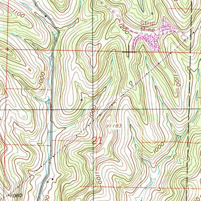 United States Geological Survey Sarahsville, OH (1994, 24000-Scale) digital map
