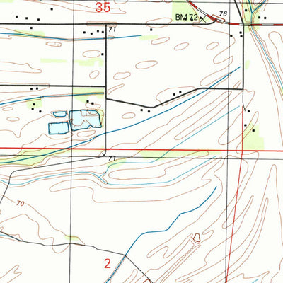 United States Geological Survey Saranac, LA (1994, 24000-Scale) digital map