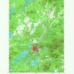 United States Geological Survey Saranac Lake, NY (1955, 62500-Scale) digital map