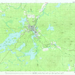 United States Geological Survey Saranac Lake, NY (1978, 25000-Scale) digital map