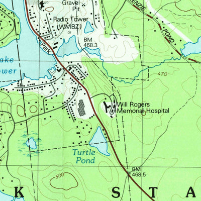 United States Geological Survey Saranac Lake, NY (1978, 25000-Scale) digital map
