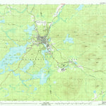 United States Geological Survey Saranac Lake, NY (1979, 25000-Scale) digital map