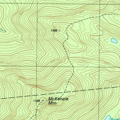 United States Geological Survey Saranac Lake, NY (1979, 25000-Scale) digital map