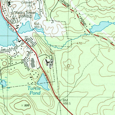 United States Geological Survey Saranac Lake, NY (1999, 25000-Scale) digital map