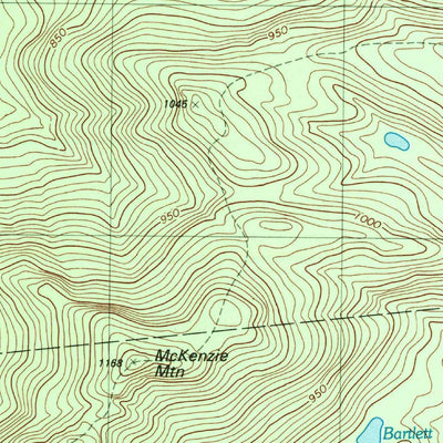 United States Geological Survey Saranac Lake, NY (1999, 25000-Scale) digital map
