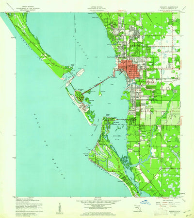 United States Geological Survey Sarasota, FL (1944, 24000-Scale) digital map