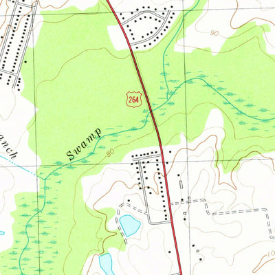 United States Geological Survey Saratoga, NC (1978, 24000-Scale) digital map