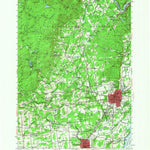 United States Geological Survey Saratoga, NY (1947, 62500-Scale) digital map